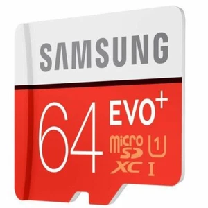 Card Micro SD Samsung Evo Plus 64 Go Class 10 + Adapter - Original Samsung - Picture 1 of 9