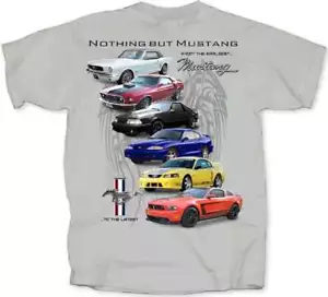 Camiseta Ford Nothing But Mustangs para hombre (Joe Blow t's) con licencia - Imagen 1 de 6