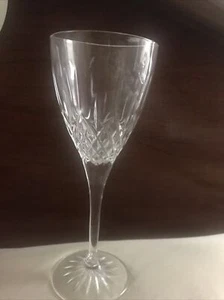 ROCA CRISTAL REAL Puccini 8" Soplado a Mano Agua/Vaso de Vino Hecho en Italia - Imagen 1 de 8
