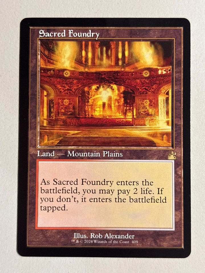 Sacred Foundry - (Retro Frame) - Ravnica Remastered - LP - Image 1 of 2