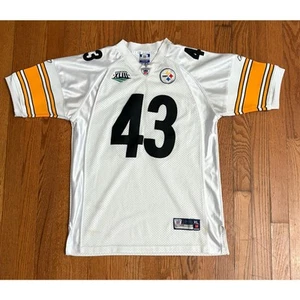 Pittsburg Steelers Troy Polamlu Super Bowl Vintage Reebok Jersey- Youth XL- EUC - Picture 1 of 6