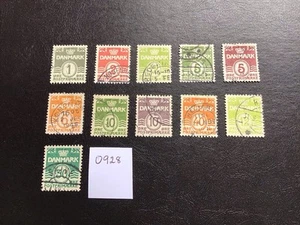 DENMARK 1933 NUMERAL STAMPS - Picture 1 of 1