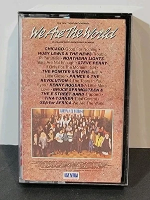 We Are The World USA for Africa Cassette Tape 1985 Pince, Michael Jackson,Turner - Image 1 of 4