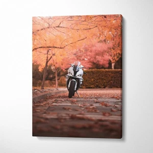 BMW Inspired S1000RR High Resolution Museum Quality Vertical Canvas Print #052 - Picture 1 of 13