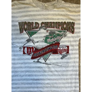 Minnesota Twins 1991 American League Champions T-Shirt (XL) Vtg World Series MLB - Picture 1 of 7