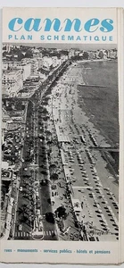 Cannes Plan Schematique. Rues - monuments - services publics - hotels et pension - Picture 1 of 1