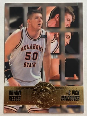 Press Pass Premium #6 1995 Bryant Reeves Vancouver Grizzlies Foto 1 de 2