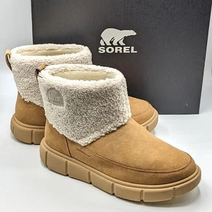 SOREL "Explorer III Slip-On Cozy WP" Women’s Winter Boots (Tawny Buff/Sea Salt) - Bild 1 von 16
