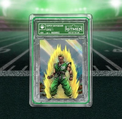 Saquon Barkley Case Hit Men 1 /1 Astro Dust - Image 1 of 4