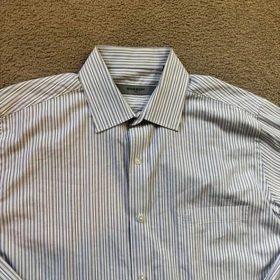 Givenchy Button Down Shirt Men’s 15½ White Stripped Classic Casual Designer  - Image 1 of 4