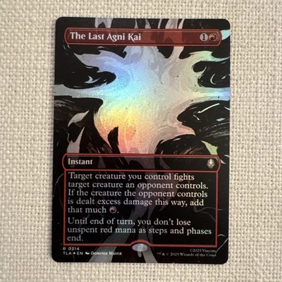 The Last Agni Kai - FOIL BORDERLESS - Avatar: The Last Airbender - MTG NM - Image 1 of 2