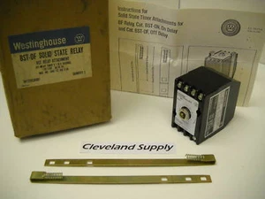 WESTINGHOUSE BST-OF SOLID STATE TIMER RELAY OFF-DELAY .1-30 SEC. 120V NEW IN BOX - Picture 1 of 1