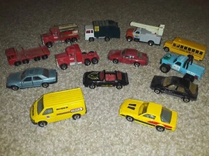 Vintage RARE Matchbox Lot 13 Car Bus Van Monster Semi Dump Tow Trucks 70s 80s - Picture 1 of 7