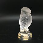 Lalique Frosted Crystal Raspace Bird of Prey Hawk Figurine 