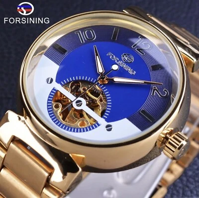 Reloj de Lujo Forsining Hombre Esqueleto Mecánico Impermeable Gran Idea de Regalo Foto 1 de 4