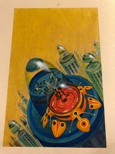 Davis Meltzer Original Published Paperback Cover Illustration Art Sci Fi '72 - Picture 1 of 11