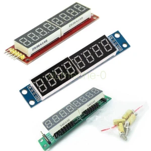 MAX7219 Display LED 8 cifre tubo digitale 7 segmenti per Arduino Raspberry Pi M - Foto 1 di 14