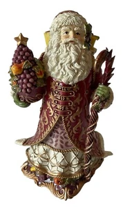 Fitz and Floyd Spielfigur Renaissance Weihnachtsmann spielt "Deck the Halls" - Bild 1 von 8