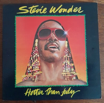 LP STEVIE WONDER Hotter Than..  ETAT TTB Insert French Press - Photo 1/3