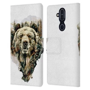 OFFICIAL RIZA PEKER ANIMALS LEATHER BOOK WALLET CASE FOR MICROSOFT NOKIA PHONES - Picture 1 of 18