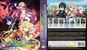Sword Art Online Season 1-3 + Alicization 1-96 + 2Special  + Movie + 2OVA USA - Picture 1 of 1