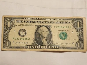 2013 Dollar Bill with extra O printed on Bill , *RARE* - Picture 1 of 6