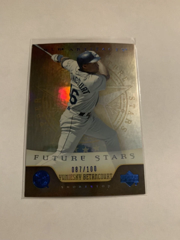 2005 Upper Deck Artifacts Future Stars /100 Yuniesky Betancourt #280 Rookie Blue - Image 1 of 2