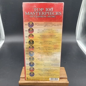 Brand New Sealed Sebastián Bach Top 100 Master Pieces Class 10 CD Sleeve Set - Picture 1 of 5