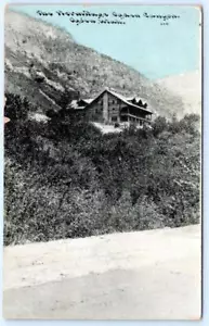 1920 ODGEN CANYON UTAH THE HERMATIGE FUNKY FONT POSTCARD***CREASED*** - Picture 1 of 2