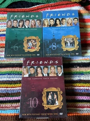 Friends - TV Show - Lot of 3 DVD Sets Season 6, 8, 10 + 2 More DVDs - NEW SEALED Foto 1 de 4