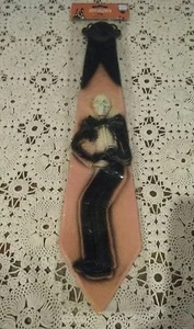 Halloween Kostüm Skelett Gummi Krawatte gruselig, gruselig, gruselig, Dia de Muertos - Bild 1 von 2
