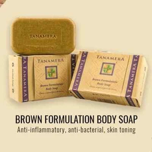 TANAMERA Brown Formulation Body Soap Anti Aging Anti Bacteria Moisturise 125g - Picture 1 of 3