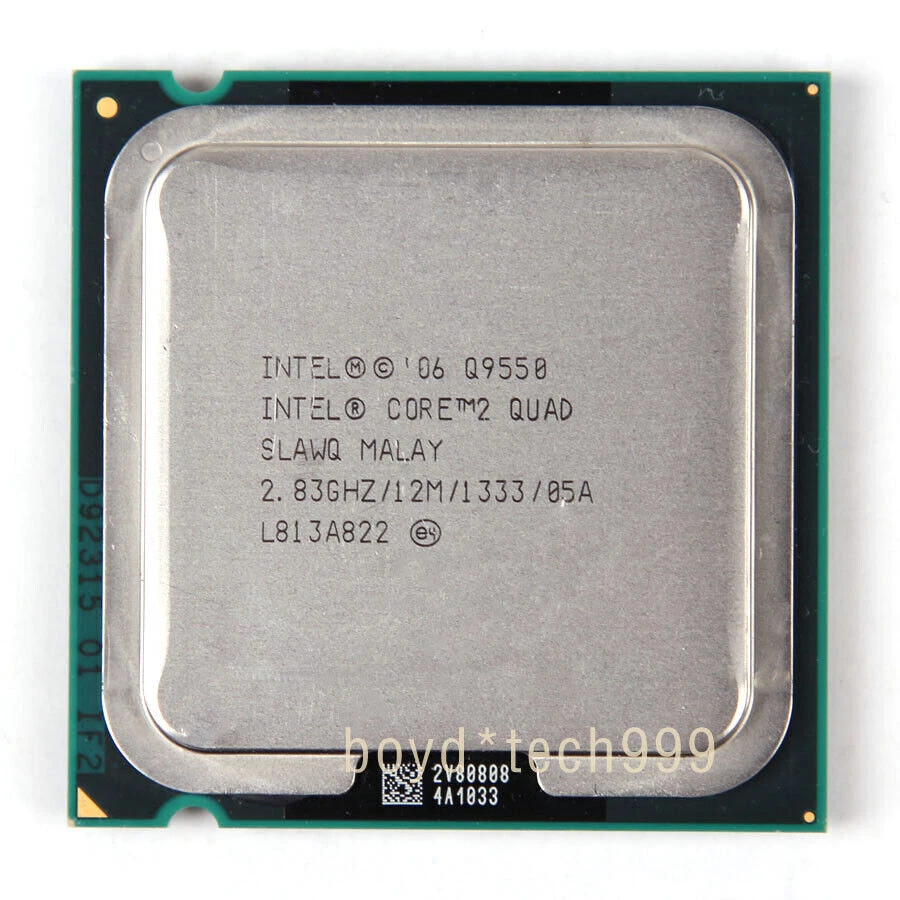 Intel Core 2 Quad Q9550 2.83 GHz 1333MHz LGA 775 CPU Processor SLAWQ SLB8V - Image 1 of 1