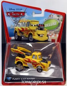 2011 Disney Pixar Cars 2 Funny Car Mater #12 Deluxe V2853 - Picture 1 of 1
