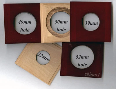 1 LENS BOARD 89 x 91mm  FOR ICA JUWEL 5x7" - Am.Cherry - undrilled, or free hole - Image 1 of 3