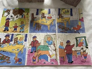 Rompecabezas de colección raro Queenswood Dymock The Three Bears 1987 coleccionable ex estado - Imagen 1 de 12