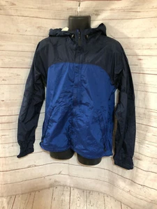 Eastern Mountain Sports Men’s Blue Hooded Windbreaker Jacket Size M - Picture 1 of 6