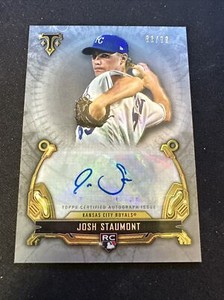 2020 Topps Triple Threads Josh Staumont Rookie Card Auto /99