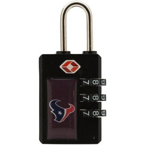 Houston Texans Luggage Security Lock TSA Approved Cover