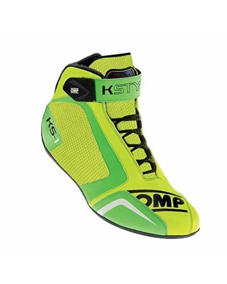 SCARPA KART OMP KS-1 MY 16 GIALLO VERDE MIS.35