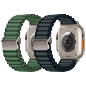 Nylon Ocean Band for Apple Watch Ultra 2/1 49mm 10 42/46mm Sports Men Strap - Picture 1 of 9