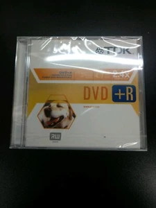 Lot 5 TDK DVD+R 4.7GB 2.4x Speed 120 Min Video Sealed - Picture 1 of 3