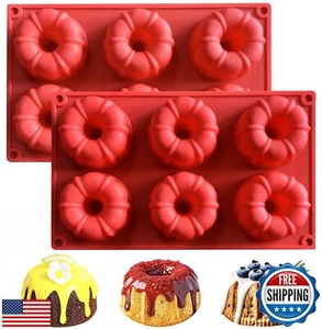 SOV silicone mini bundt cake pan, silicone Cake Molds,Multi-Cavity small Cake - Picture 1 of 5