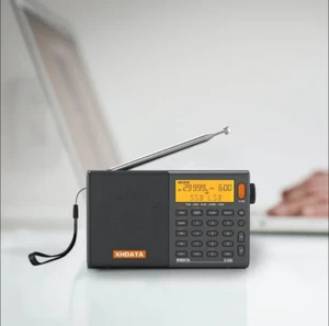 Radio Portátil SIHUADON/XHDATA D-808 SSB/FM/AM/SW/LW AIR Banda Corta Radio