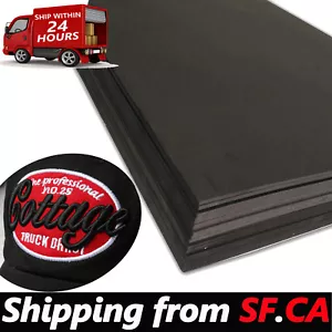 Black Color - 3D Embroidery Puffy Foam Backing Paper,15"x18"x3mm,100 sheets - Picture 1 of 10