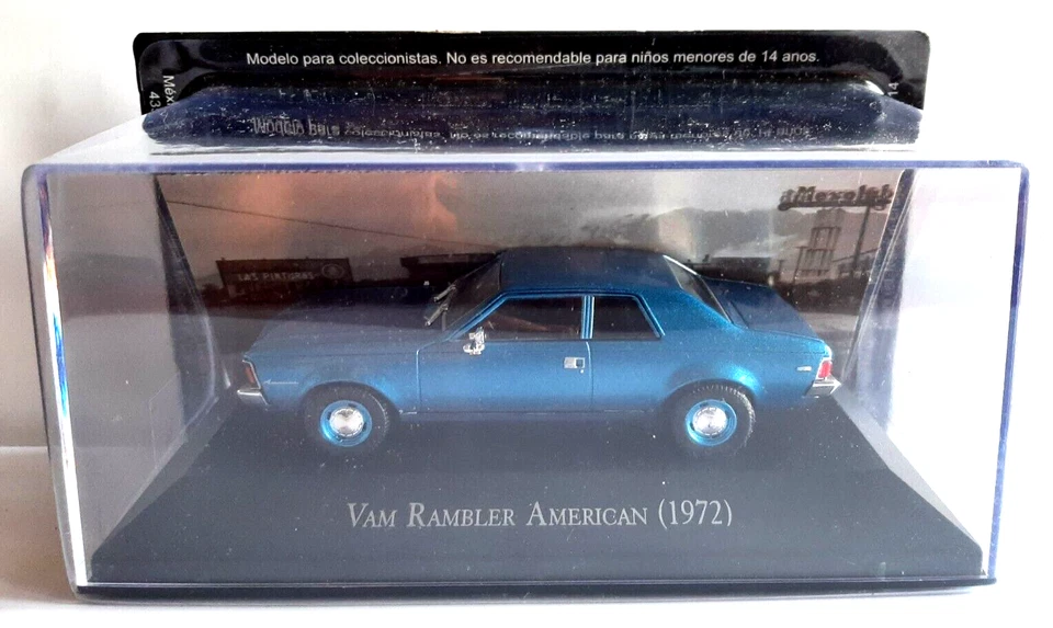 [80] DIE CAST VAM RAMBLER AMERICAN 1972 GRANDES AUTOS MEMORABLESEN MÉXICO - 1/43 - Immagine 1 di 1