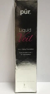 PUR Liquid Veil 4 in 1 spray foundation liquid crystals Makeup choose shade NIB - Picture 1 of 5
