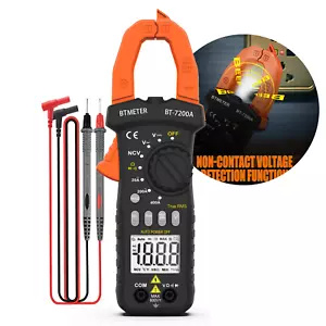 Multimeter AC/DC Strommesszange True RMS LCD-Display Automatische Bereichswahl - Bild 1 von 9