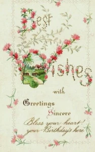 Weihnachtsgrüße & Wünsche Stecher Lithographie Co. Postkarte (A20) - Bild 1 von 3