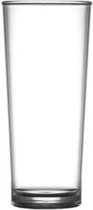 Vetro Elite Premium in policarbonato trasparente riutilizzabile 20 oz praticamente infrangibile - Foto 1 di 12